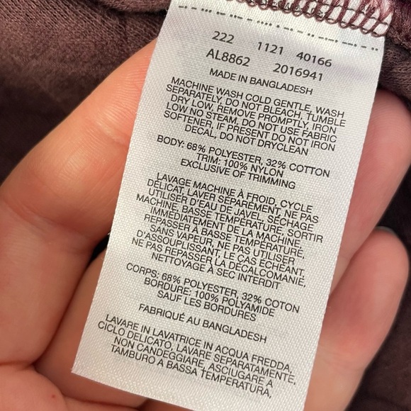 Columbia Lodge Quilted Cardigan Sweater Size XL Burgundy Purple Mid Weight Layer - Picture 6 of 8